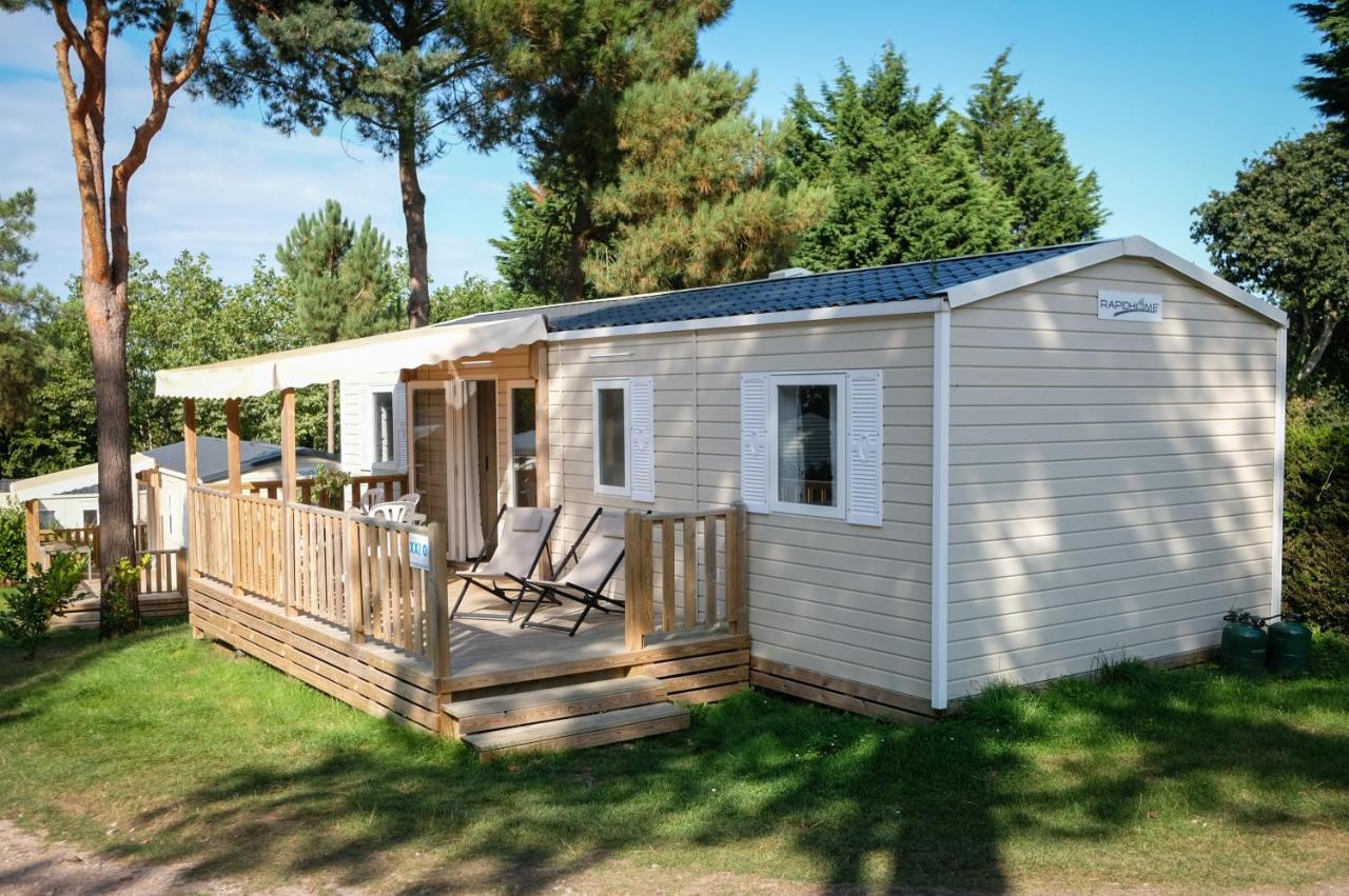 Mobil Home Xxl 4 Chambres - Camping Les Jardins Du Morbihan Monterblanc Extérieur photo