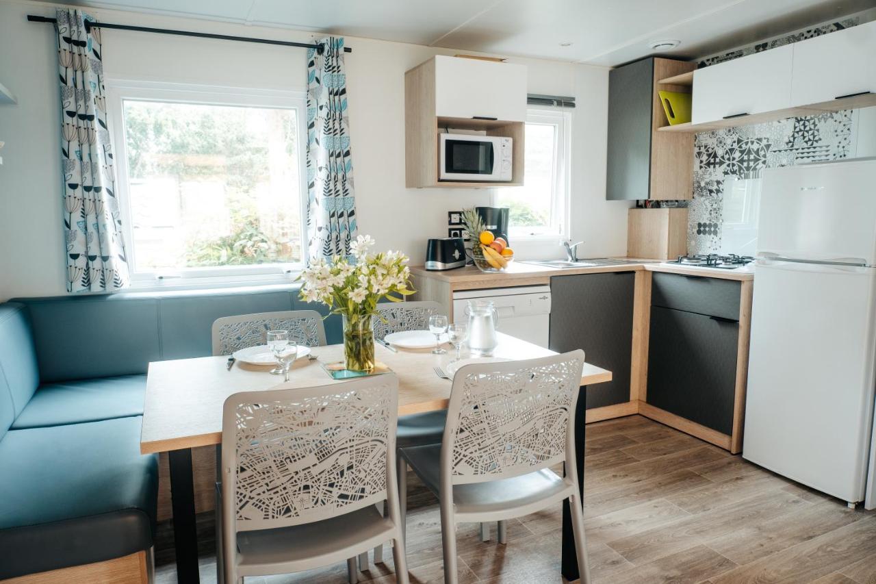 Mobil Home Xxl 4 Chambres - Camping Les Jardins Du Morbihan Monterblanc Extérieur photo